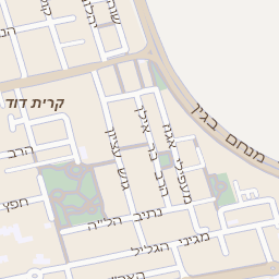 מפה של רחוב שמעוני דוד ברחובות מפות בזק B144
