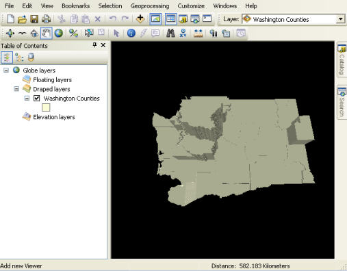Extruded features in ArcGlobe Extruded features in ArcGlobe